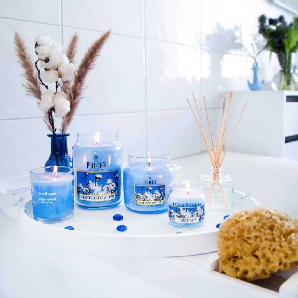 Price's Candles - Jar Candle - Cotton Powder 170gr
