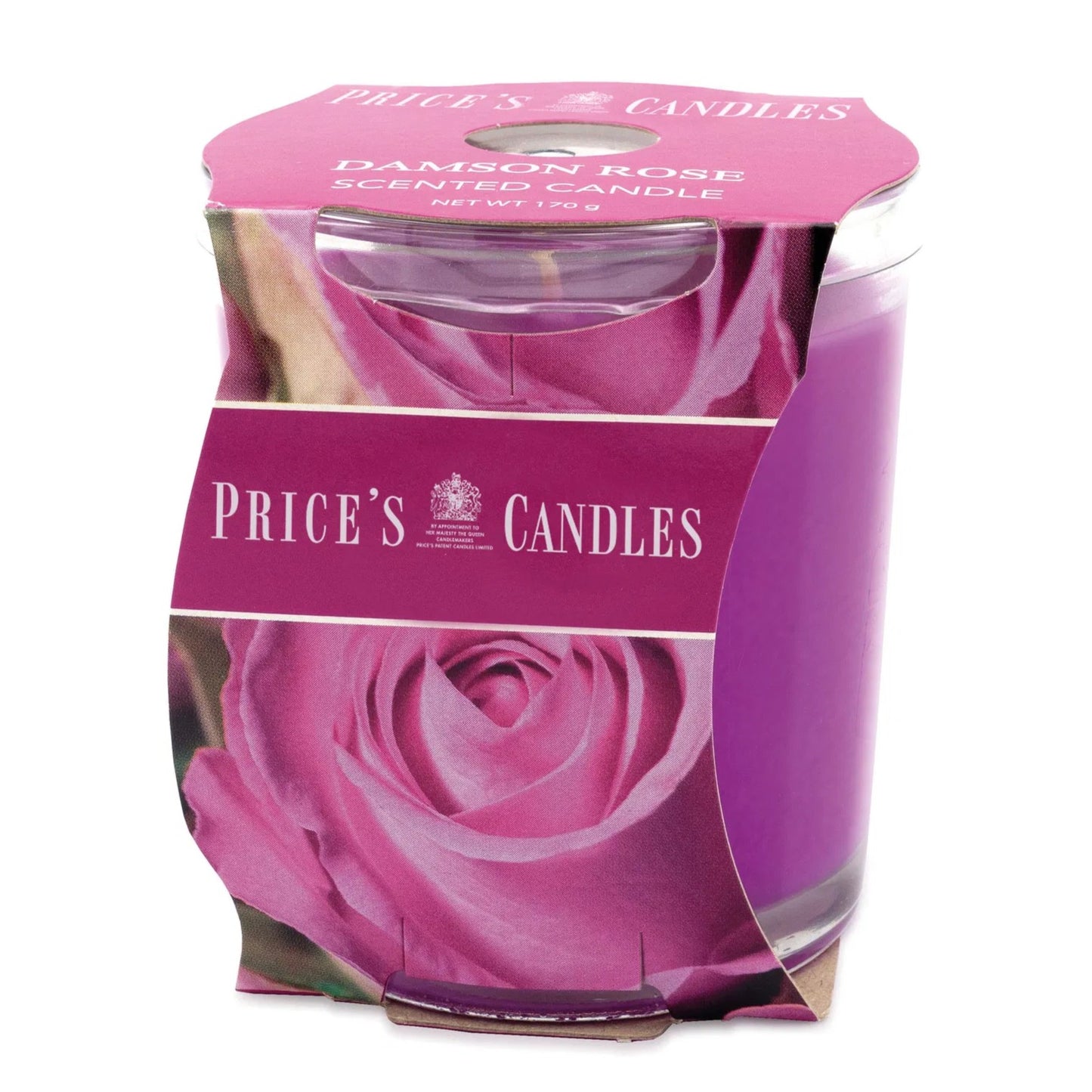Price's Candles - Jar Candle - Damson Rose 170gr