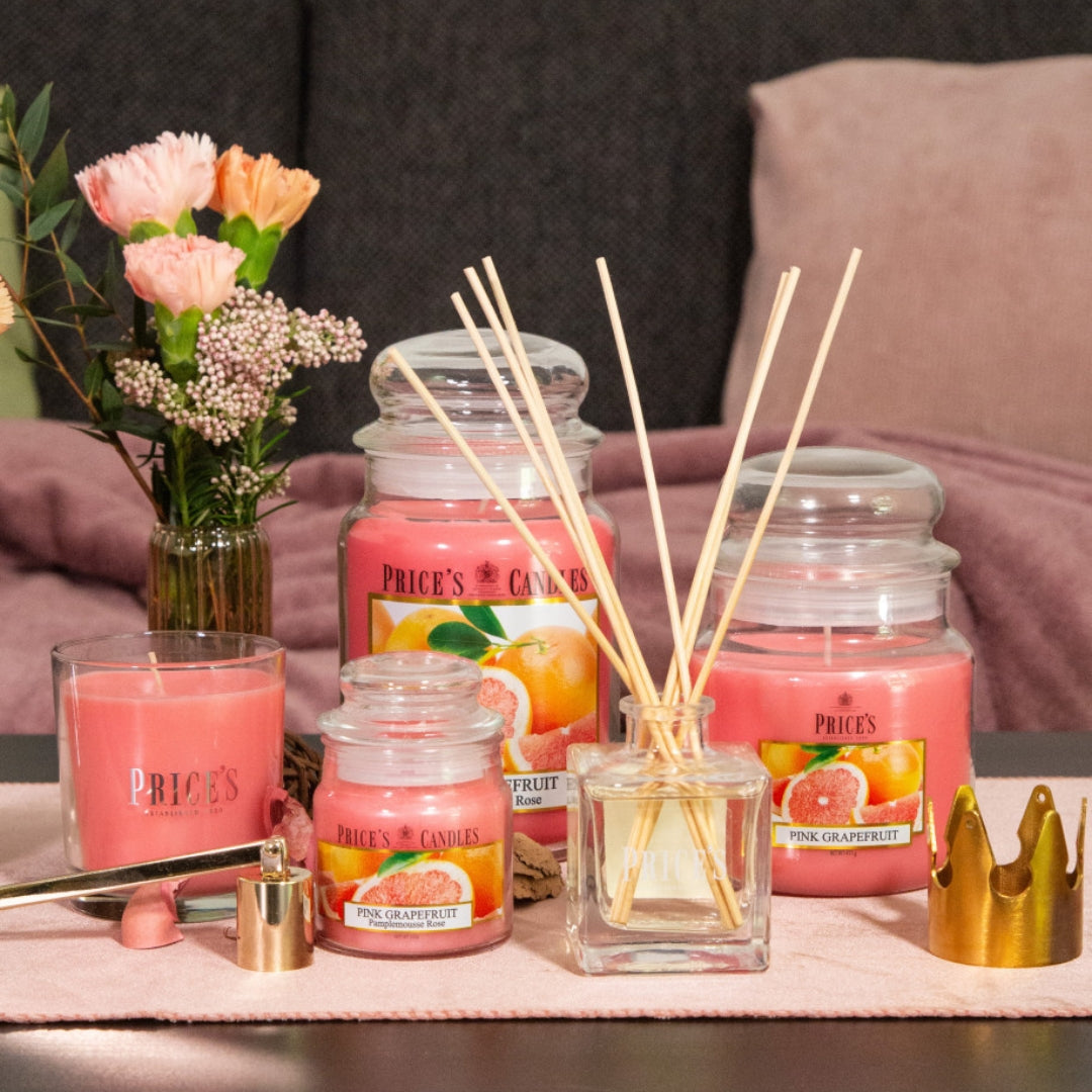 Price's Candles - Large Jar Candle 630gr - Pink Grapefruit