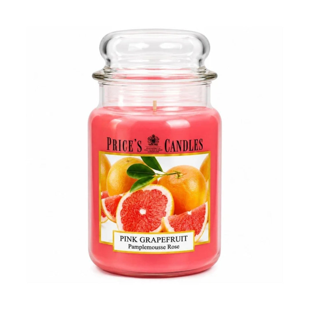 Price's Candles - Large Jar Candle 630gr - Pink Grapefruit
