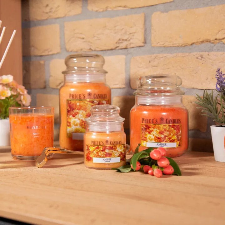 Price's Candles - Large Jar Candle - Amber 630gr