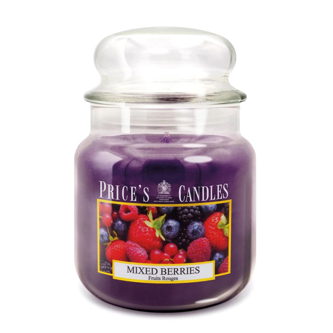 Price's Candles - Medium Jar Candle - Mixed Berries 411gr