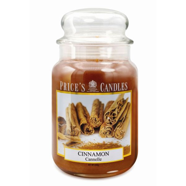 Price's Candles - Large Jar Candle - Cinnamon 630gr