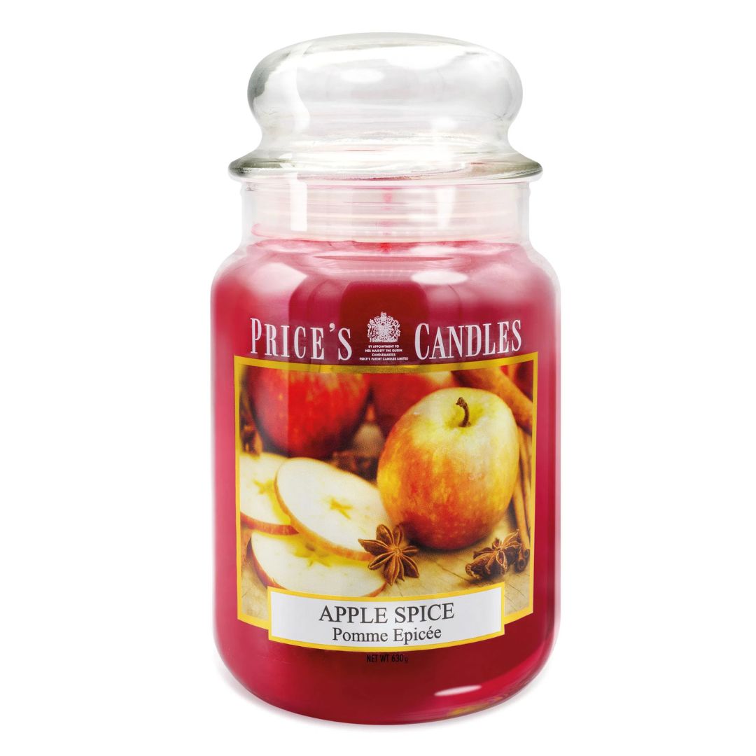 Price's Candles - Large Jar Candle - Apple Spice 630gr