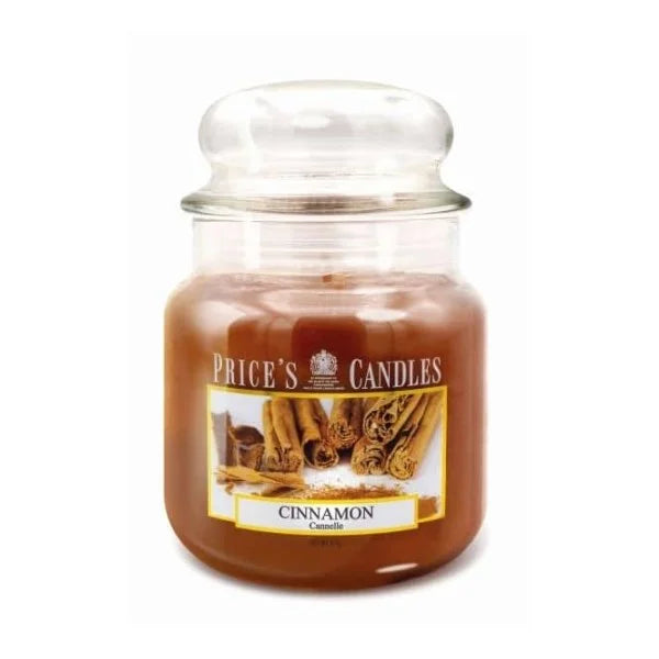 Price's Candles - Medium Jar Candle - Cinnamon 411gr