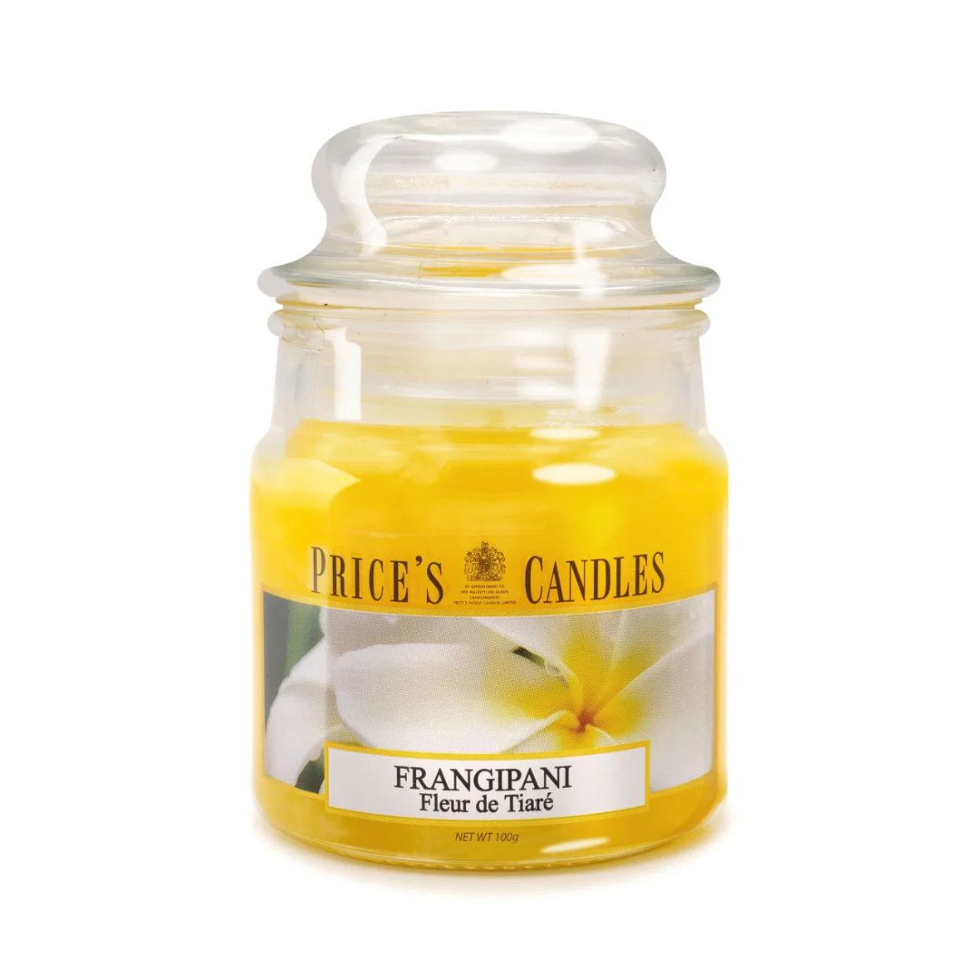 Price's Candles - Small Jar Candle - Frangipani 100gr