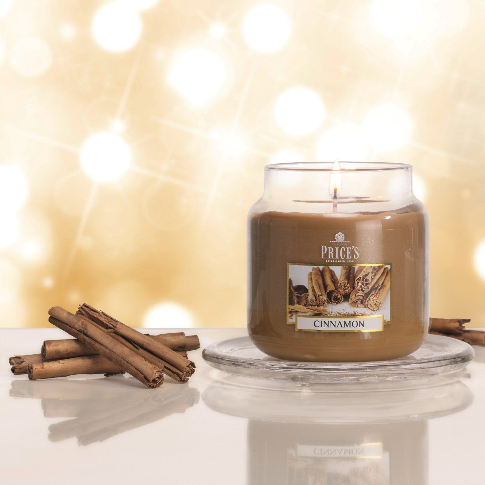 Price's Candles - Small Jar Candle - Cinnamon 100gr