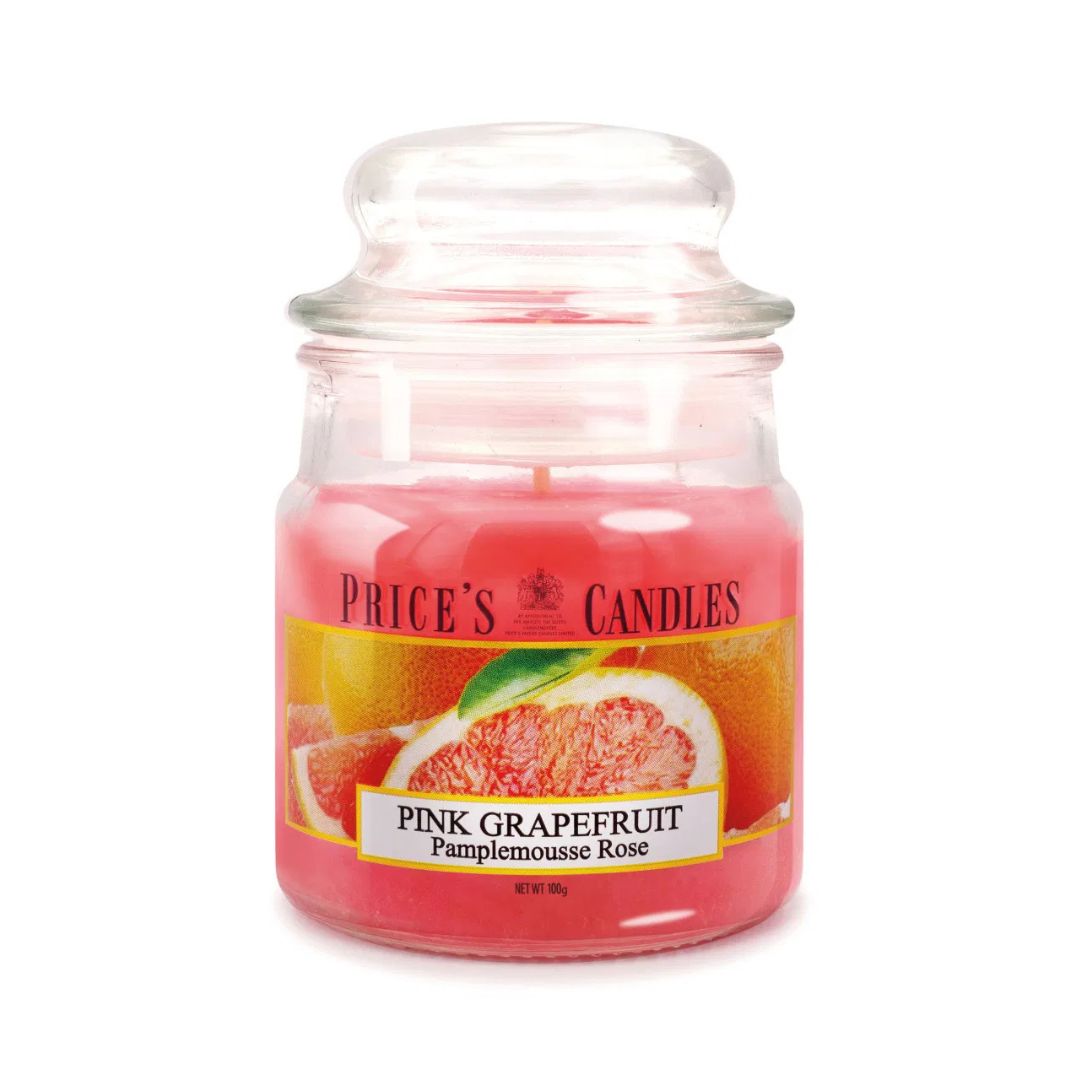 Price's Candles - Small Jar Candle - Pink Grapefruit 100gr