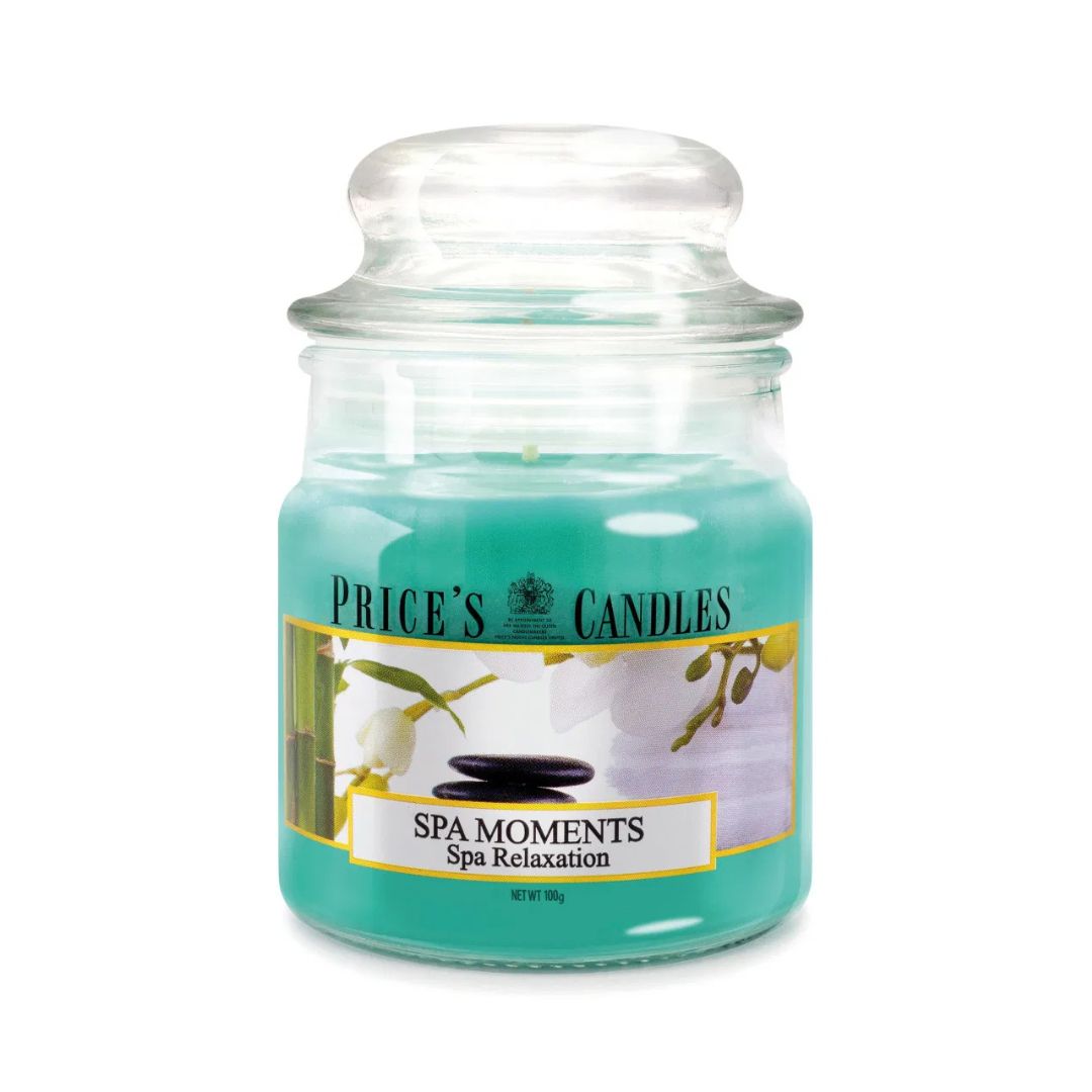 Price's Candles - Small Jar Candle - Spa Moments 100gr