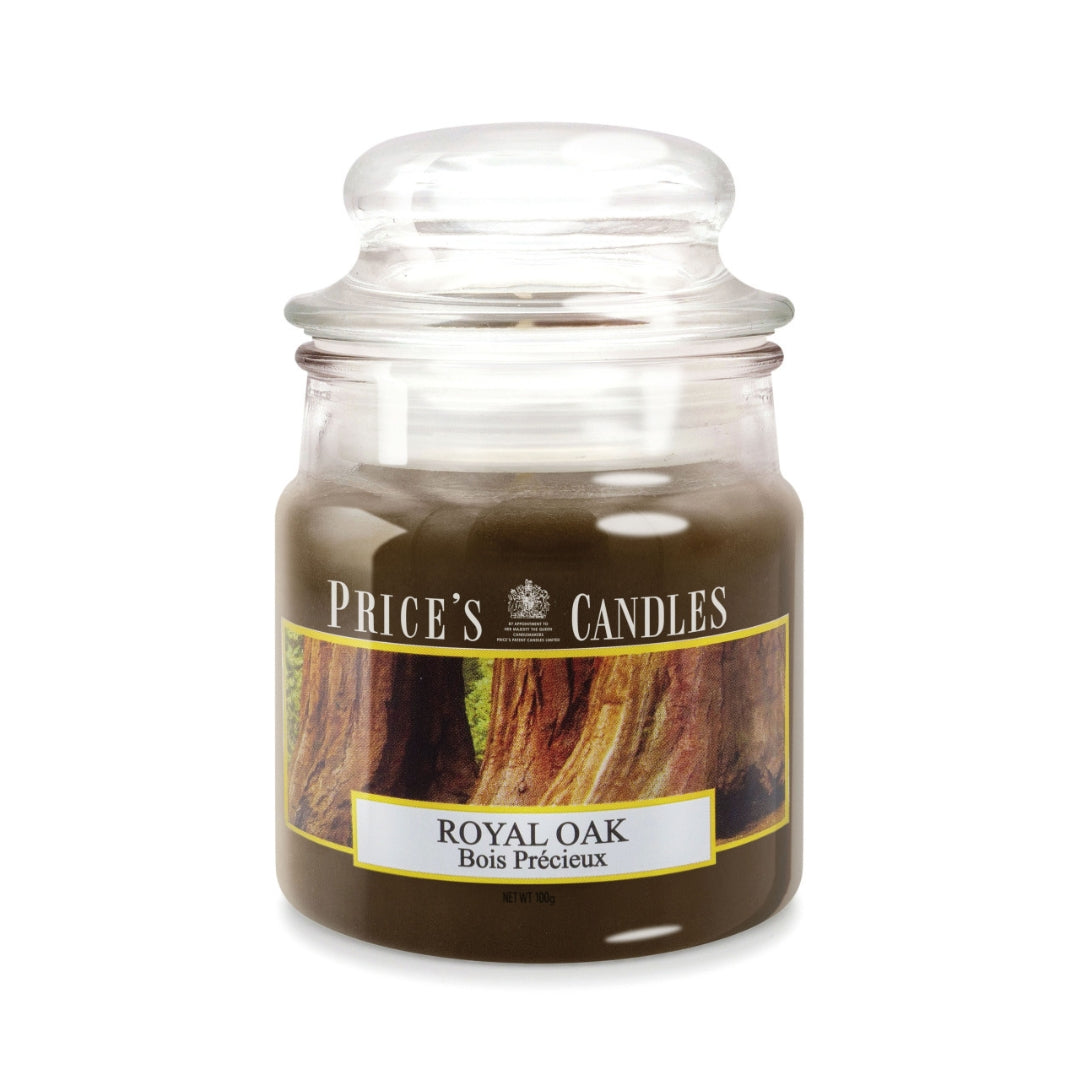 Price's Candles - Small Jar Candle 100gr - Royal Oak