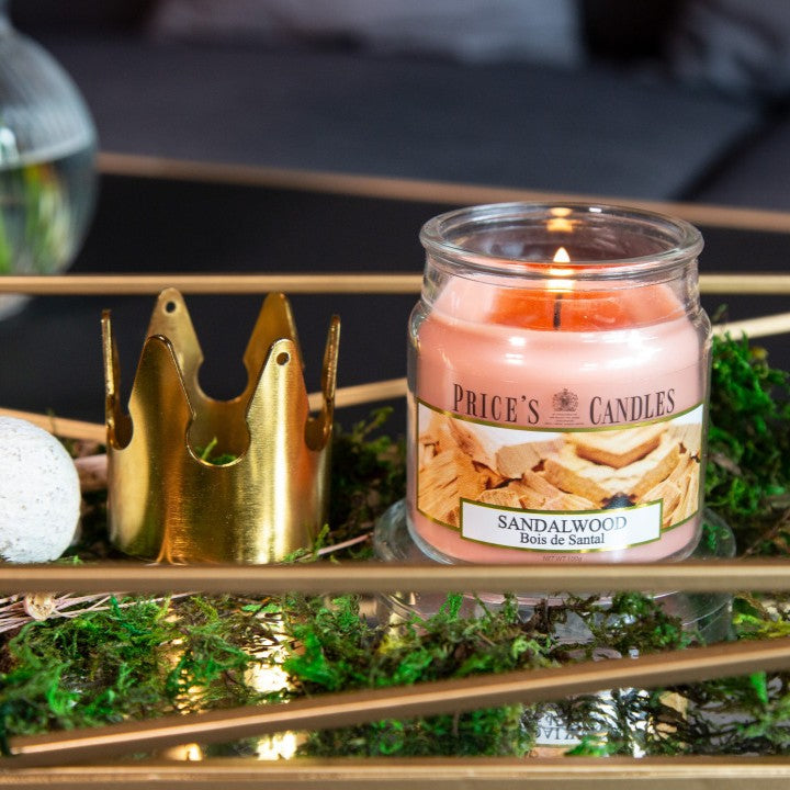 Price's Candles - Small Jar Candle 100gr - Sandalwood