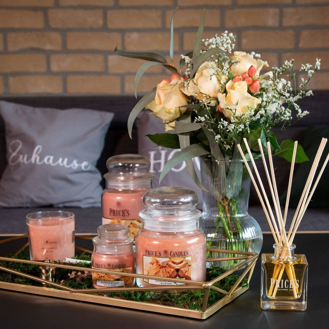 Price's Candles - Small Jar Candle 100gr - Sandalwood