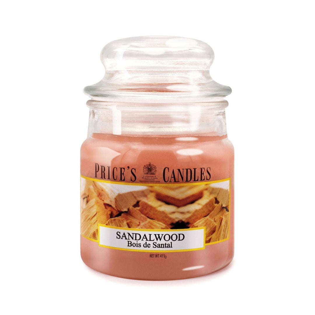 Price's Candles - Small Jar Candle 100gr - Sandalwood