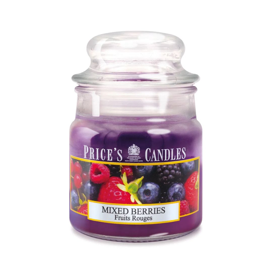 Price's Candles - Small Jar Candle - Mixed Berries 100gr