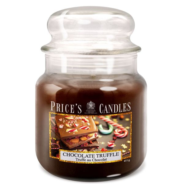 Price's Candles - Medium Jar Candle - Chocolate Truffle 411gr