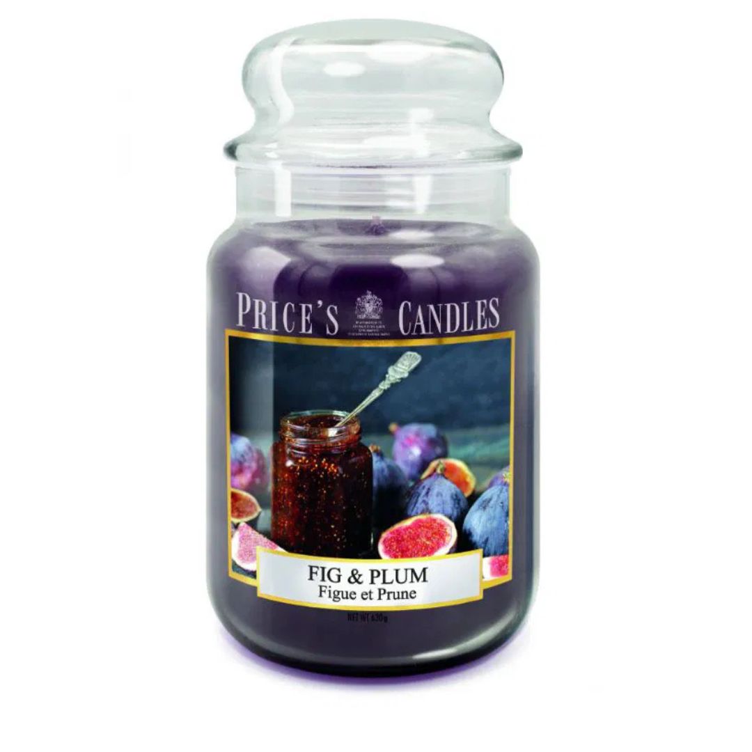 Price's Candles - Large Jar Candle - Fig & Plum 630gr