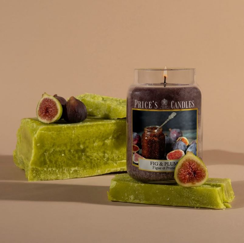 Price's Candles - Small Jar Candle - Fig & Plum 100gr