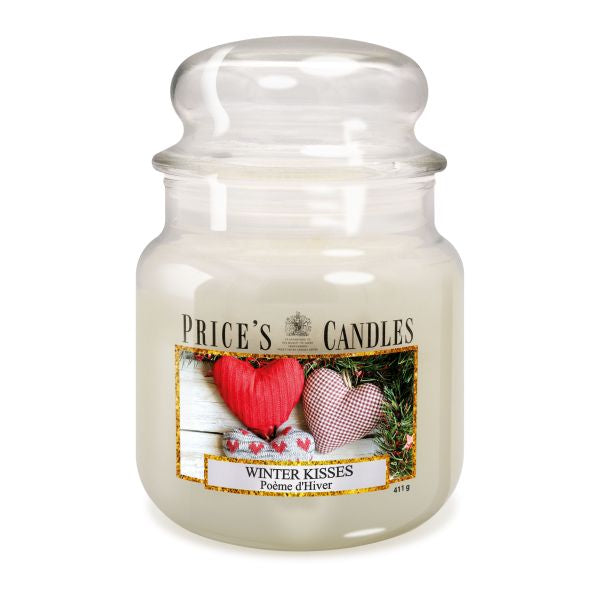 Price's Candles - Medium Jar Candle - Winter Kisses 411gr