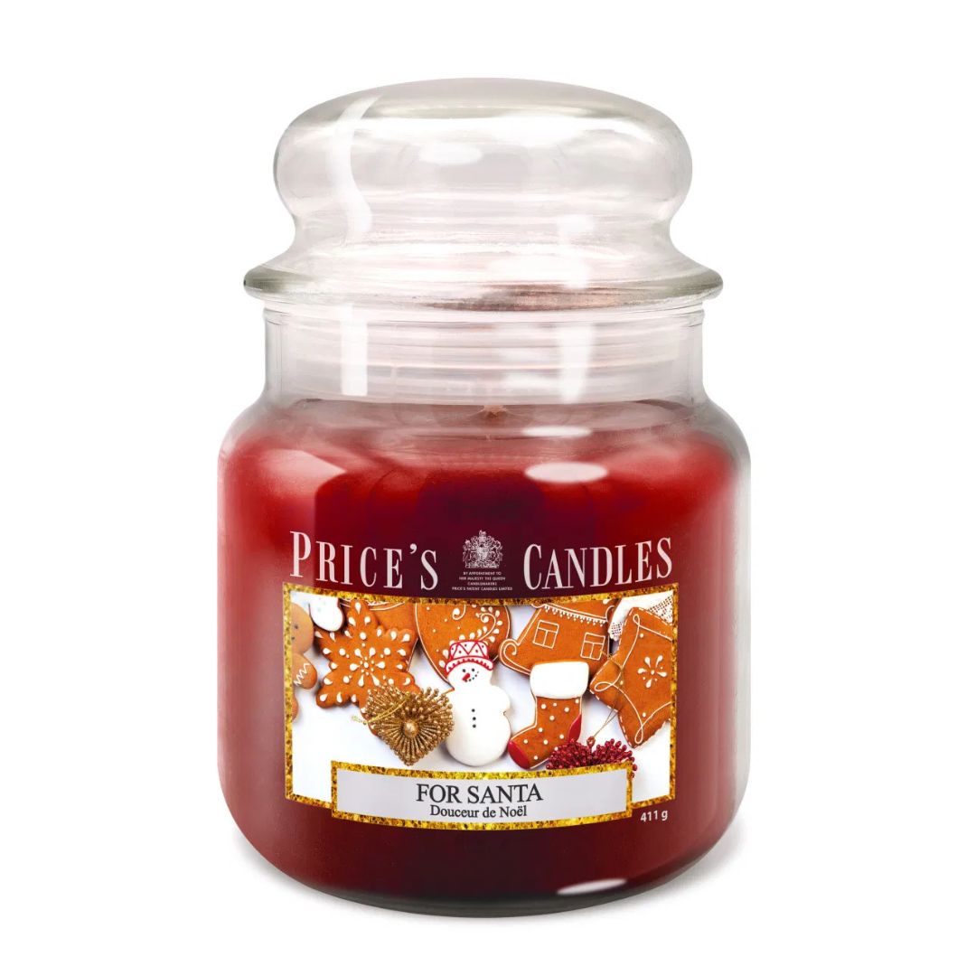 Price's Candles - Medium Jar Candle - For Santa 411gr