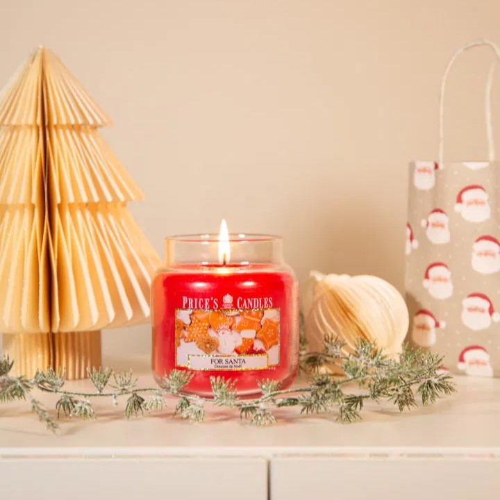 Price's Candles - Medium Jar Candle - For Santa 411gr