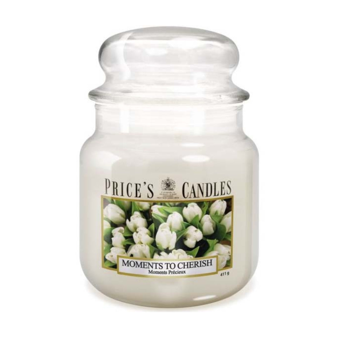 Price's Candles - Medium Jar Candle 411gr - Moments To Cherish
