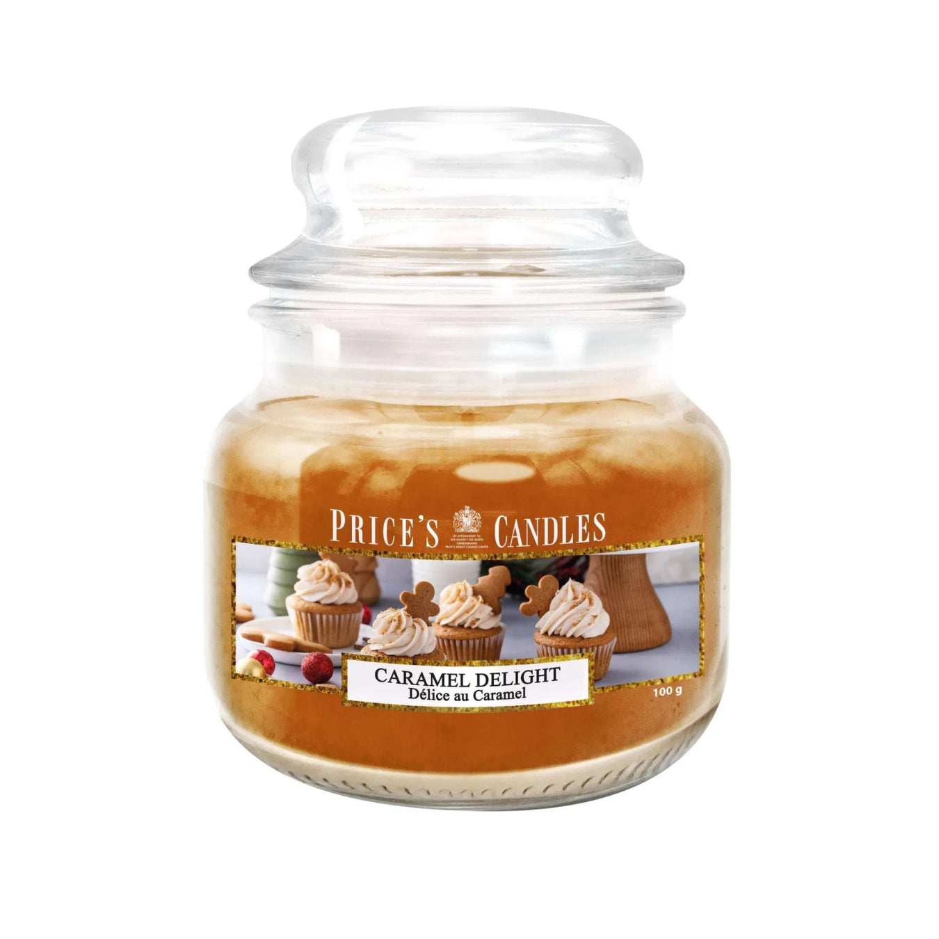 Price's Candles - Small Jar Candle - Caramel Delight 100gr
