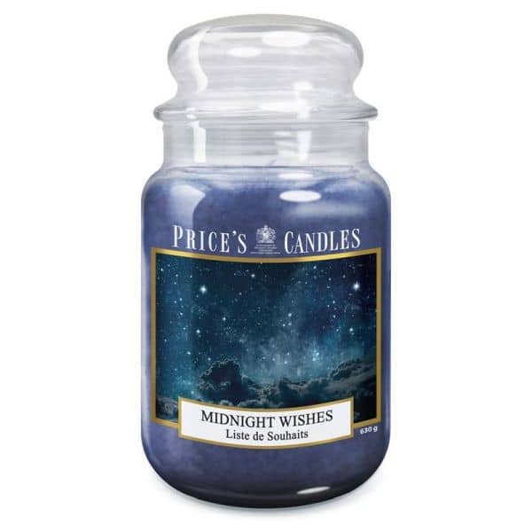 Price's Candles - Large Jar Candle - Midnight Wishes 630gr