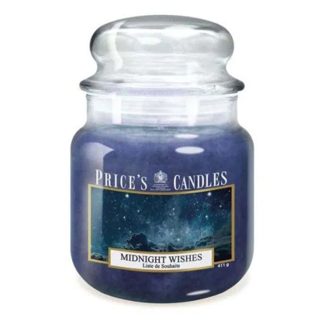 Price's Candles - Medium Jar Candle - Midnight Wishes 411gr