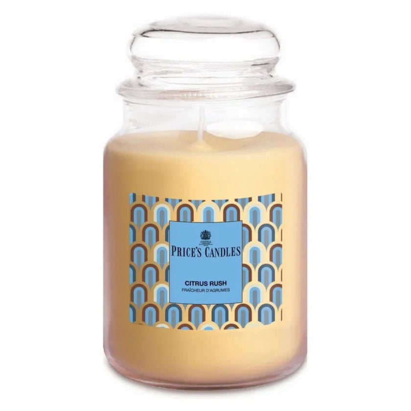 Price's Candles - Large Jar Candle 560gr - Citrus Rush