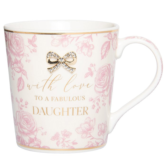 L&P Fine China Mug - With Love For A Fabulous - Daughter