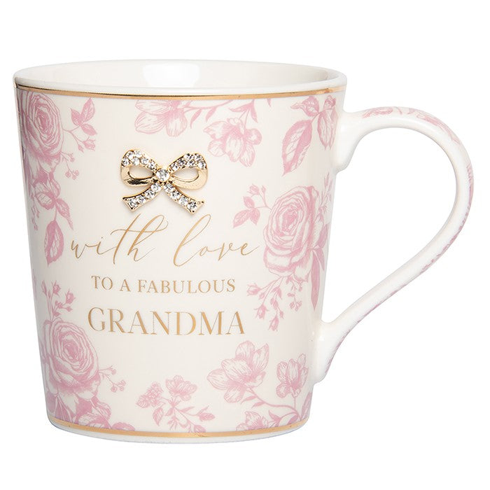 L&P Fine China Mug - With Love For A Fabulous - Grandma