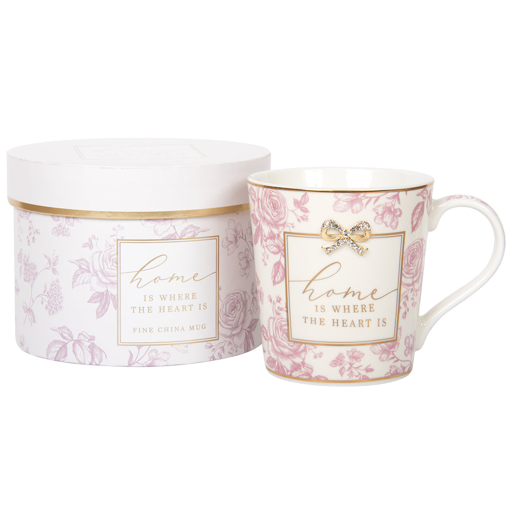 L&P Fine China Mug - Rose - Home