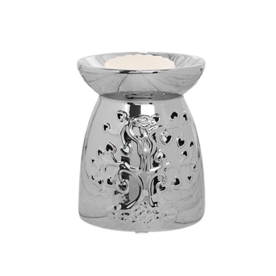 Silver Tree Of Life Wax Warmer