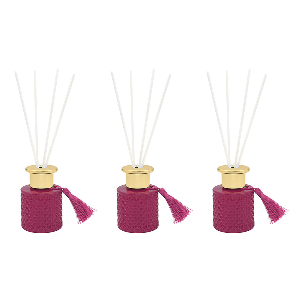 L&P Desire Home Fragrance Diffusers Set Of 3pcs x 50ml - Velvet Rose & Oud