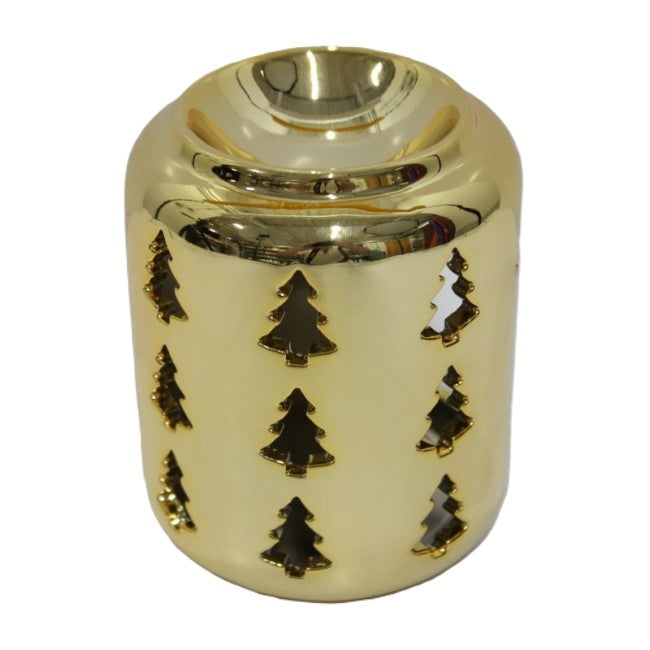 Xmas Tree Gold Wax Warmer