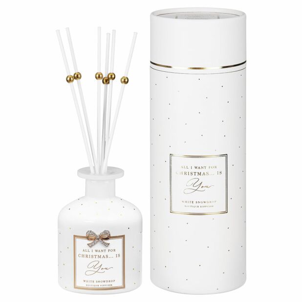 Christmas Boutique Diffuser 200ml - White Snowdrop