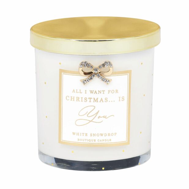 Christmas Boutique Candle - White Snowdrop