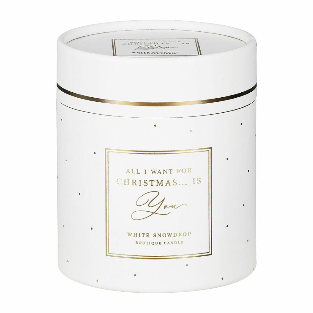 Christmas Boutique Candle - White Snowdrop