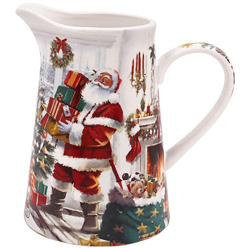 L&P Fine China Jug - Santa