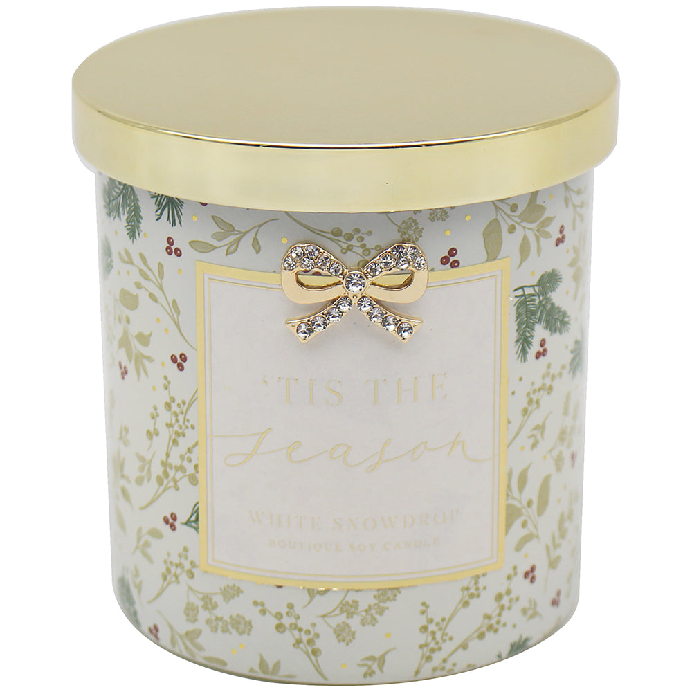 L&P Boutique Candle - 'Tis The Season - White Snowdrop
