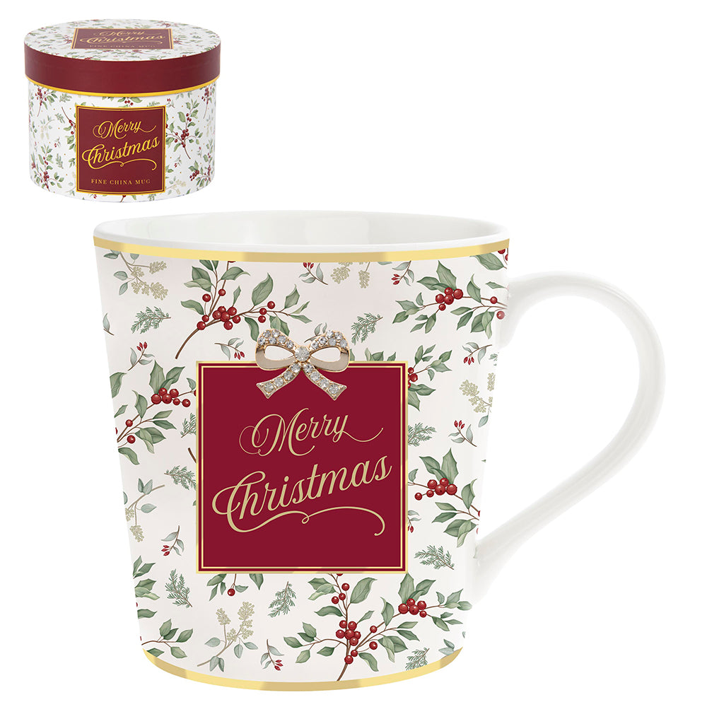 L&P Fine China Mug - Merry Christmas