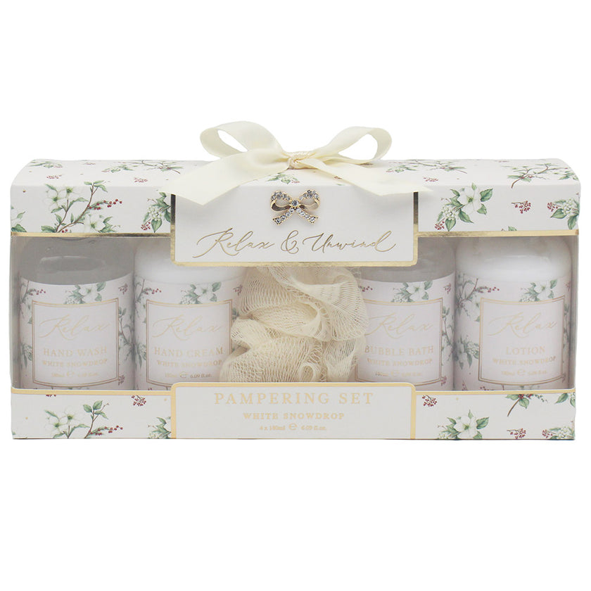 L&P - Pampering Set - Relax & Unwind - White Snowdrop