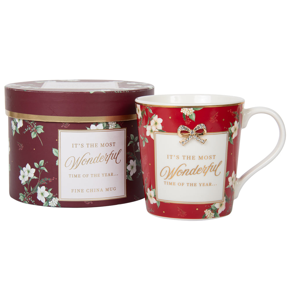 L&P - Fine China Mug - Xmas - It's The Most Wonderful Time Of The Year...