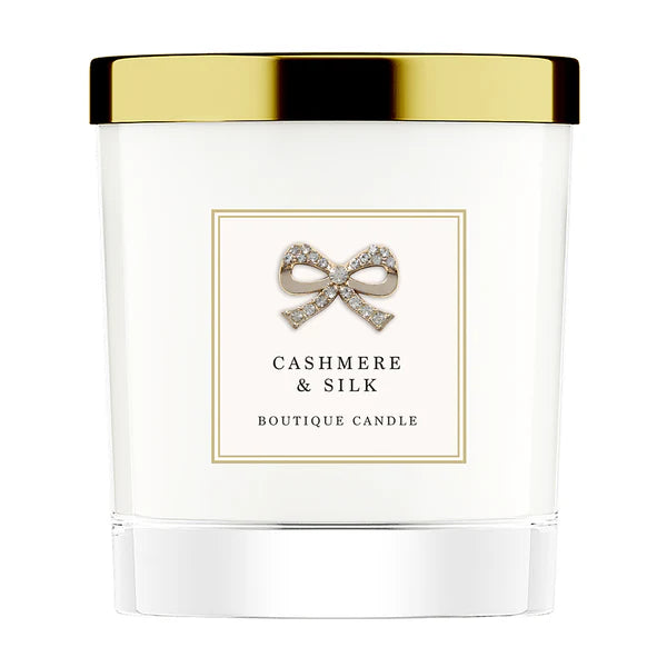 Cashmere & Silk Candle - Hand Poured Soy Wax Boutique Candle