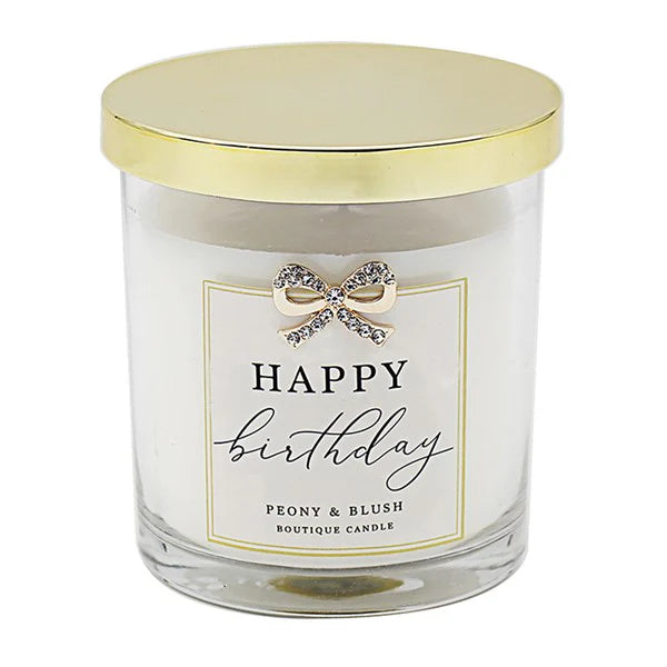 LP Happy Birthday Scented Candle in Gift Box (Peony & Blush)