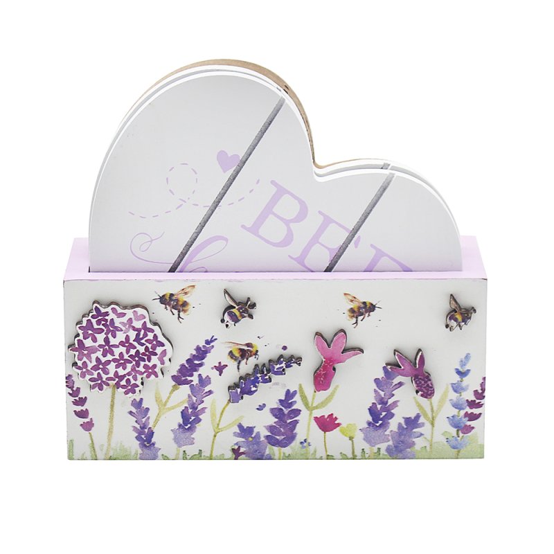 L&P Coasters A Set Of 4pcs - Lavender & Bee