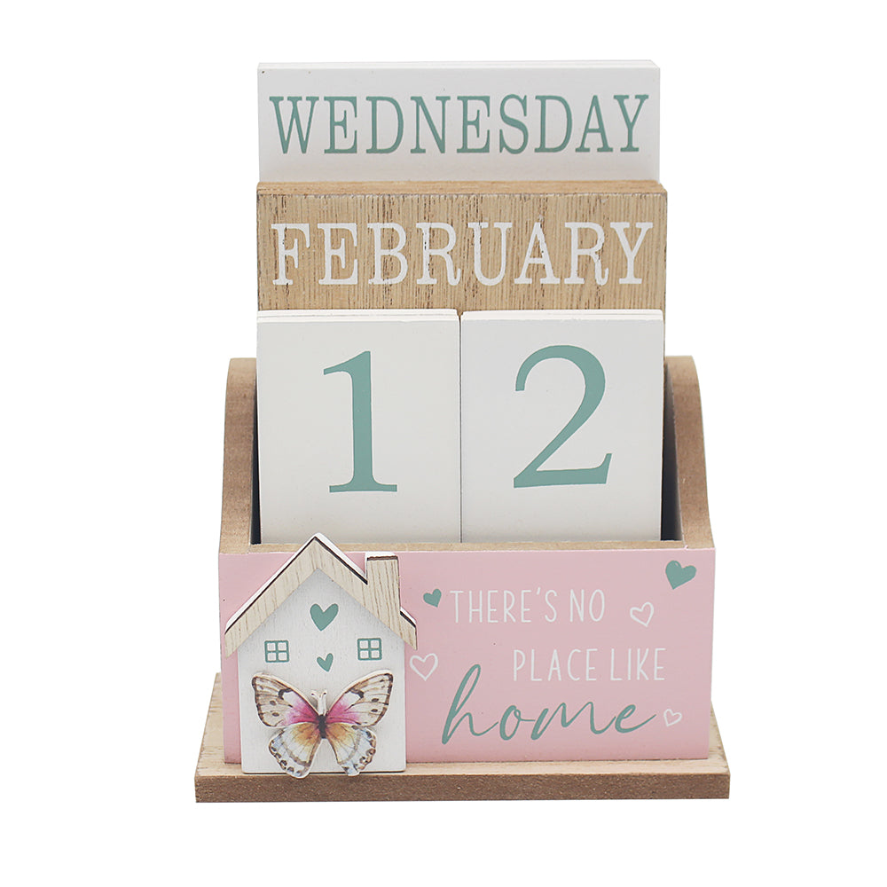 Love & Affection Wooden Calendar Butterfly