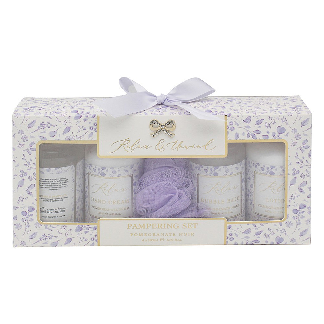 L&P Pampering Set - Pomegranate Noir