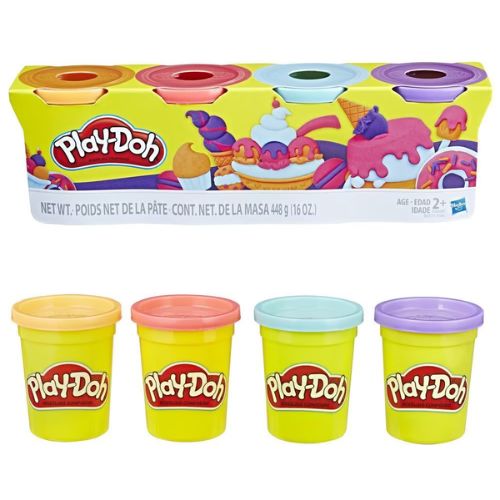 Play-Doh A Pack Of 4 Cans Sweet Colours