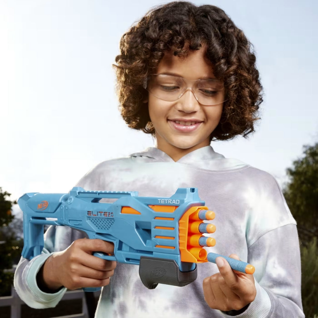 Nerf - Elite 2.0 - Tetrad QS4 & 4 Darts +8y